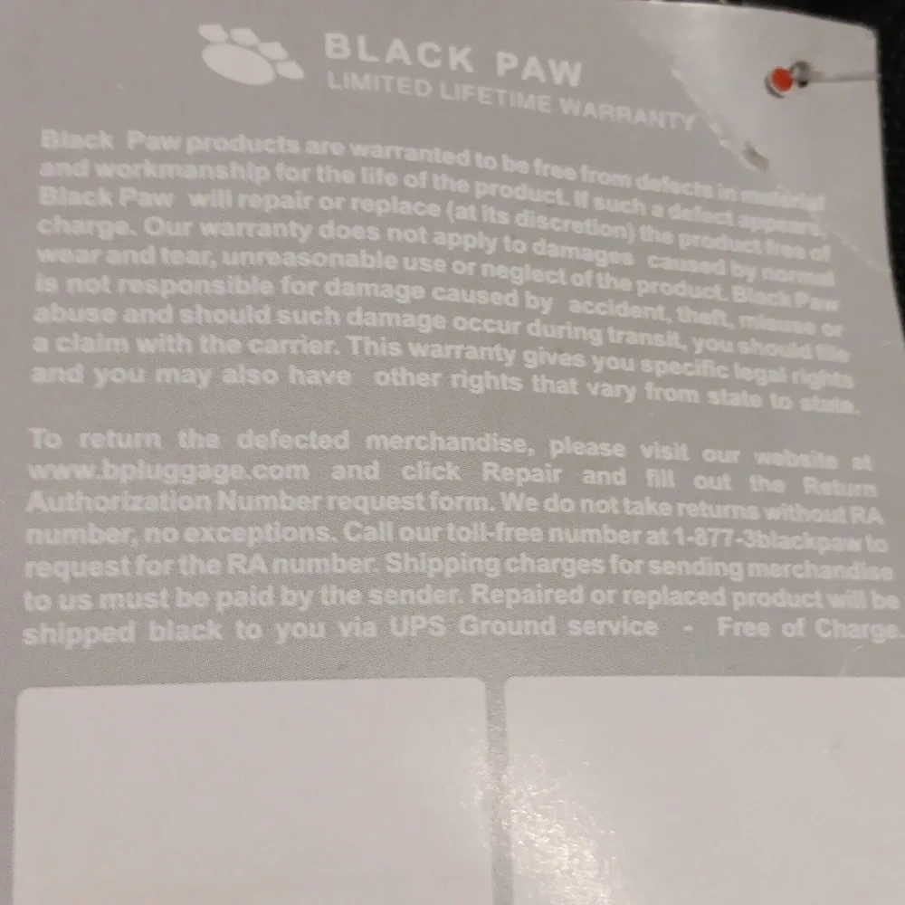 Vintage Black Paw 🐾  Canvas Tote EUC - Picture 6 of 6